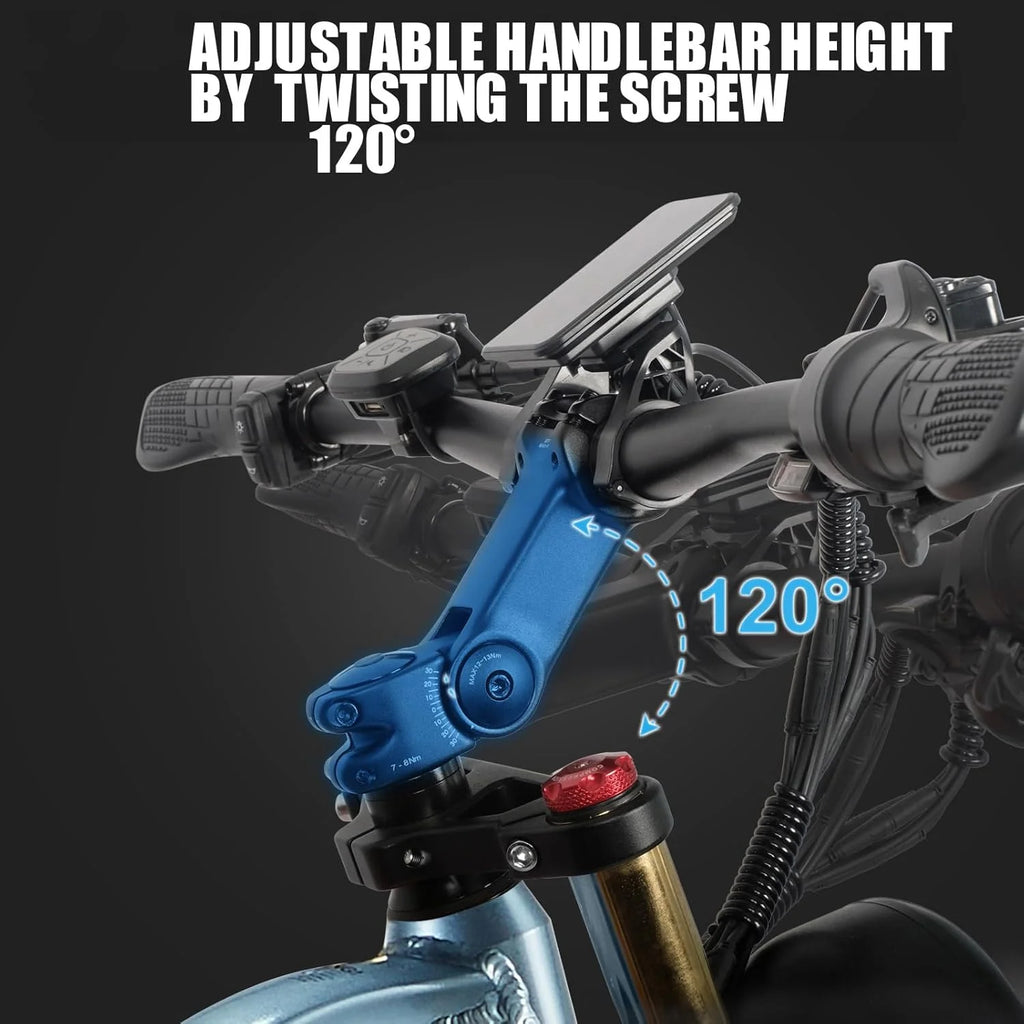 Dual Motors AWD 2000W Electric Bike for Adult 26'' UL2849 48V 30AH E-mountain bike 4.0 Fat Tire up to 35MPH&120Miles Long Range Off-road Ebike Dual Hydraulic Disc Brakes&Ful Suspension Electric Bicyc