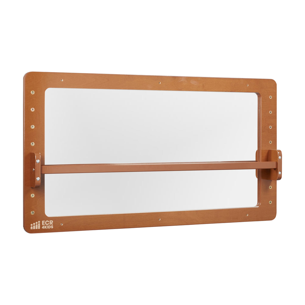 ECR4Kids Wall-Mounted Coordination Mirror, Natural
