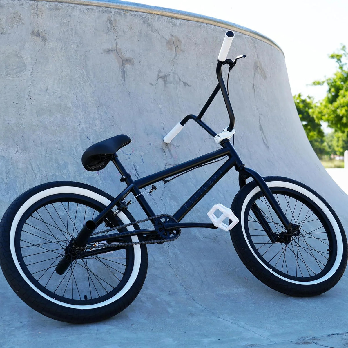 Elite BMX Bicycle 20” Freestyle Bike - Stealth Blue Purple Ideal for Ages 7 to 18 Years