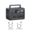 Bluetti EB3A Portable Solar Power Station,268Wh Capacity Solar Generator,W/Accessories,600W (1200W Surge) AC Output, Fast 30-Minute Recharge to 80%,for Outdoor Camping