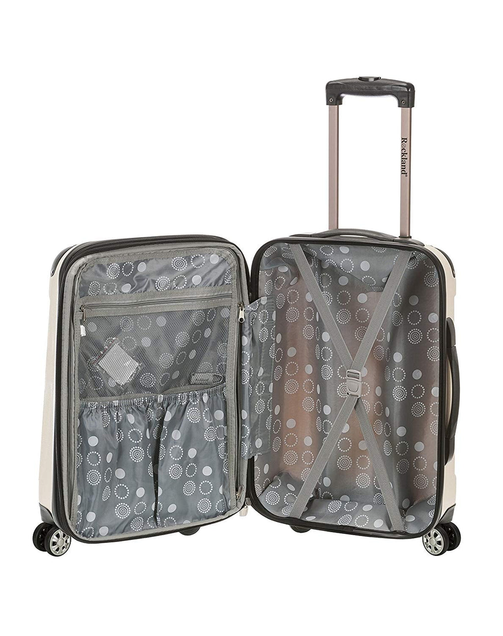 Rockland Luggage Sonic 3 Piece Hardside Spinner Luggage Set, F190