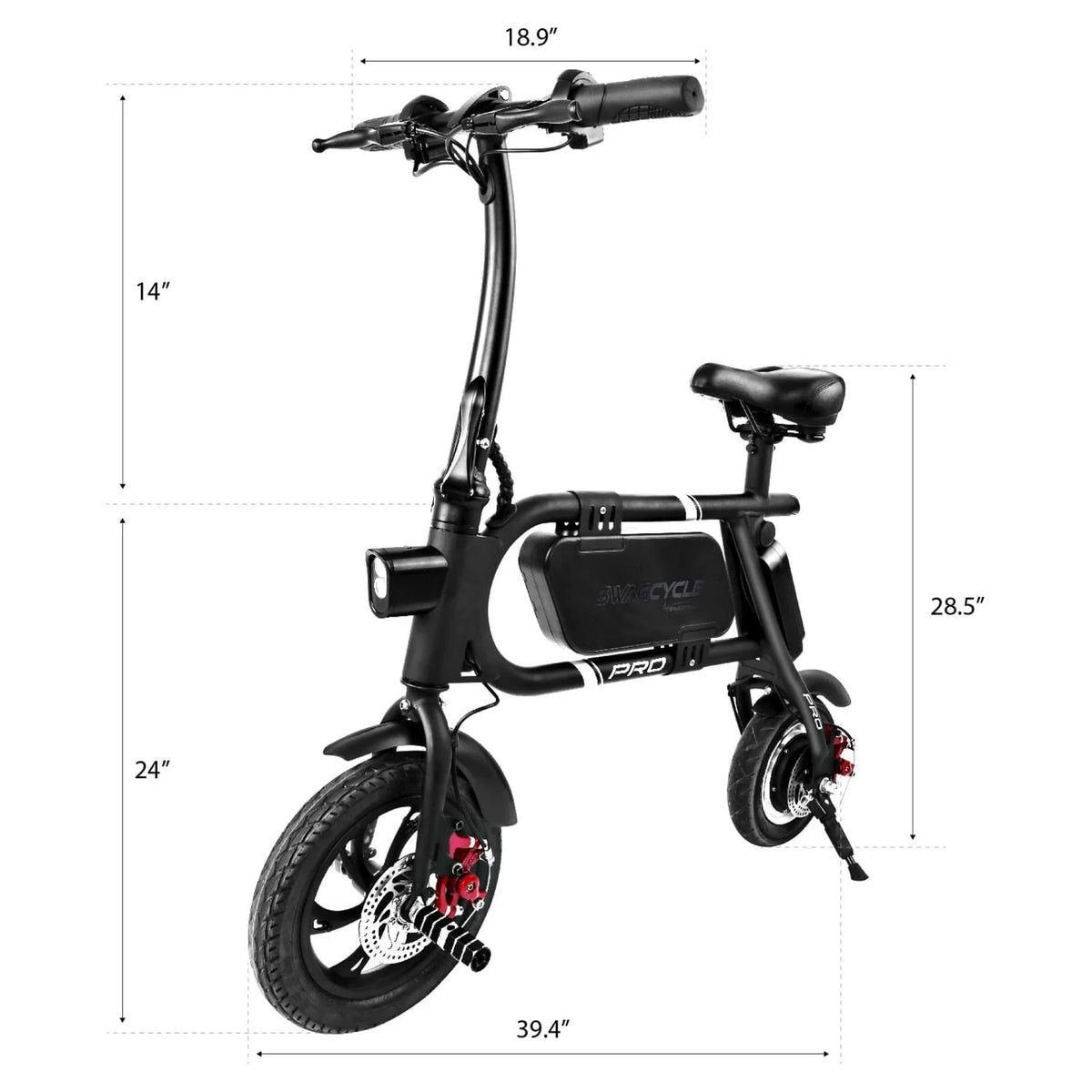 Swagtron Swag cycle Pro Pedal-Free Electric Scooter Rider