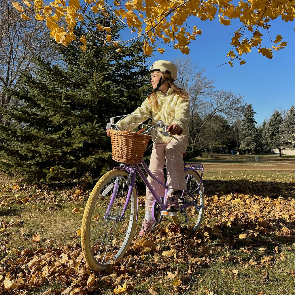 Glerc Missy 24" Girls Cruiser Bike 6-Speed Women's Hybird Bicycle for Ages 7-11 Years, Mint Green