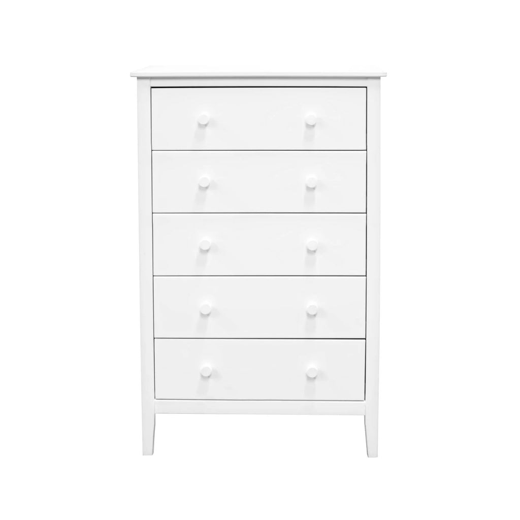 Adeptus Solid Wood Easy Pieces 4 Drawer Chest of Drawers - White