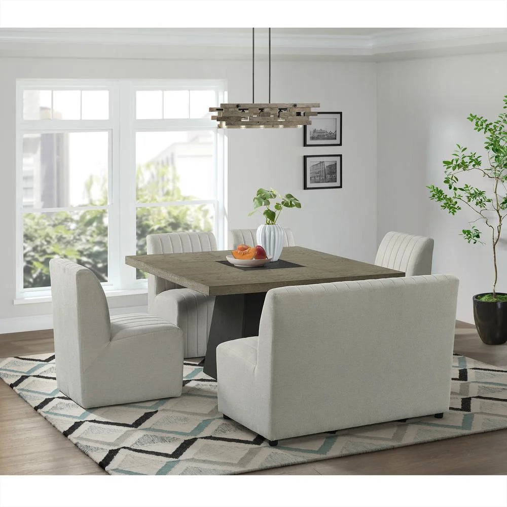 Picket House Furnishings Rizzo Dining Bench in Beige Linen