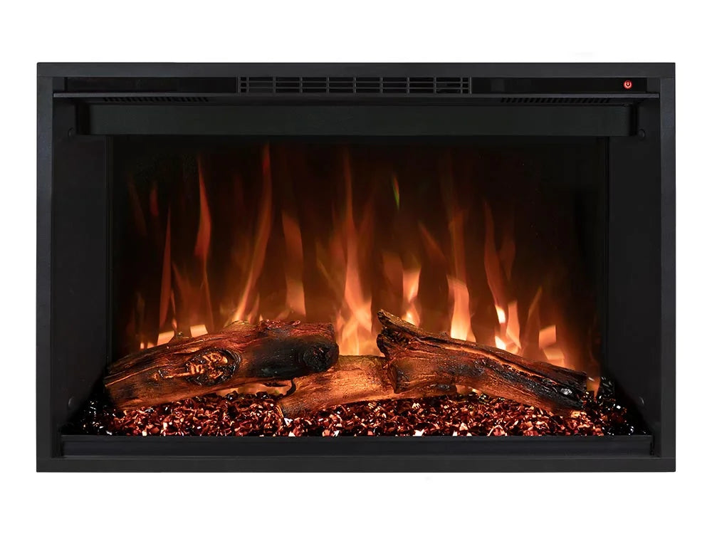 Modern Flames Spectrum Slimline Built-in/Wall Mounted Electric Fireplace, Sizes: 50"-100"