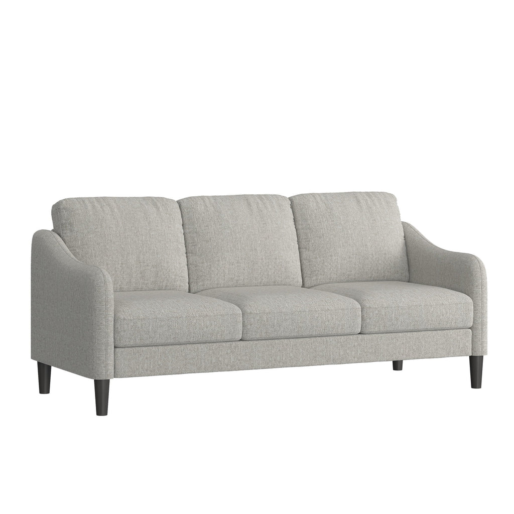 Mainstays Westley Swoop Arm Sofa, Burnt Orange