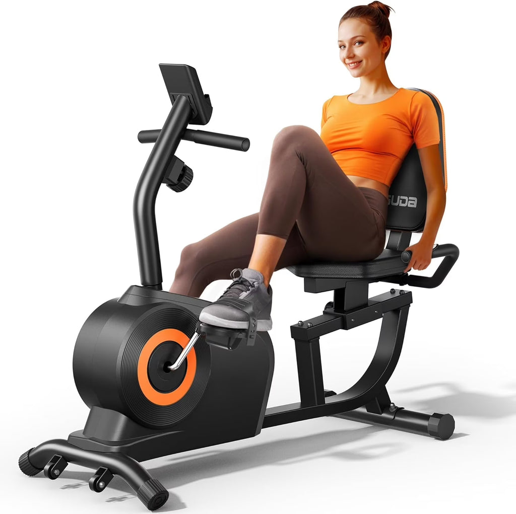 Yosuda Recumbent Exercise Bike for Senior for Home with 350lbs Capacity