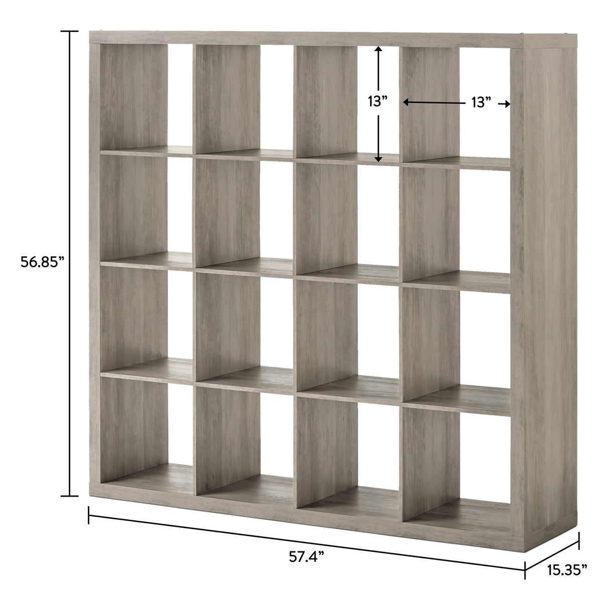 Better Homes & Gardens 16 Cube Storage Organizer, Acorn