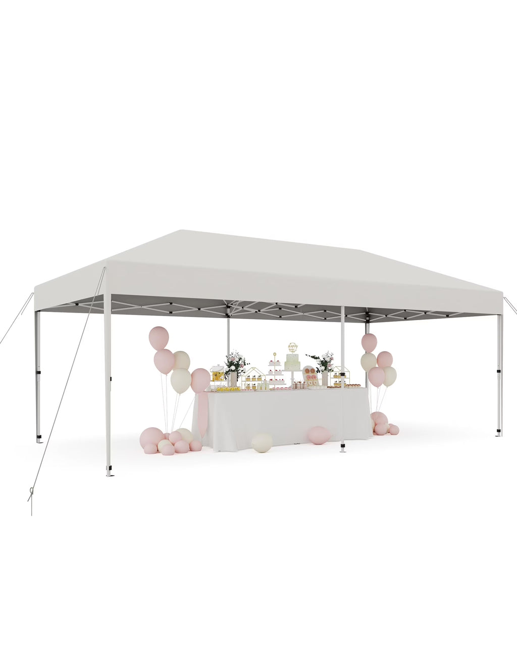 10x10FT/10x20FT Canopy Tent Pop Up Canopy, Commercial Instant Setup Canopy with 210D Fabric, Heavy Duty Commercial Instant Craft Fair Tent for Farmer Market, Vendor, Party, Event