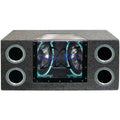 PYRAMID BNPS102 10" 1000W Subwoofer Enclosure Subs Box + Audiopipe Amplifier Amp