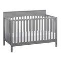 Oxford Baby Harper 4-in-1 Convertible Crib, Dove Gray, GREENGUARD Gold Certified, Wooden Crib