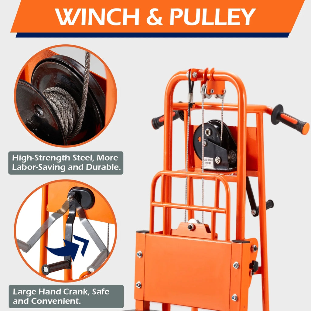 AECOJOY Hydraulic Material Lift Pallet Truck 500 Lbs,Lift Table Cart,32" Max Lift Height Pallet Truck Jack with Lockable Swivel Casters �C Ideal for Warehouse, Workshop and Garage Use