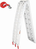 TUFFIOM Aluminum Truck Ramp N/A 7ft Aluminum Folding 1500 lb Maax Load - Silver