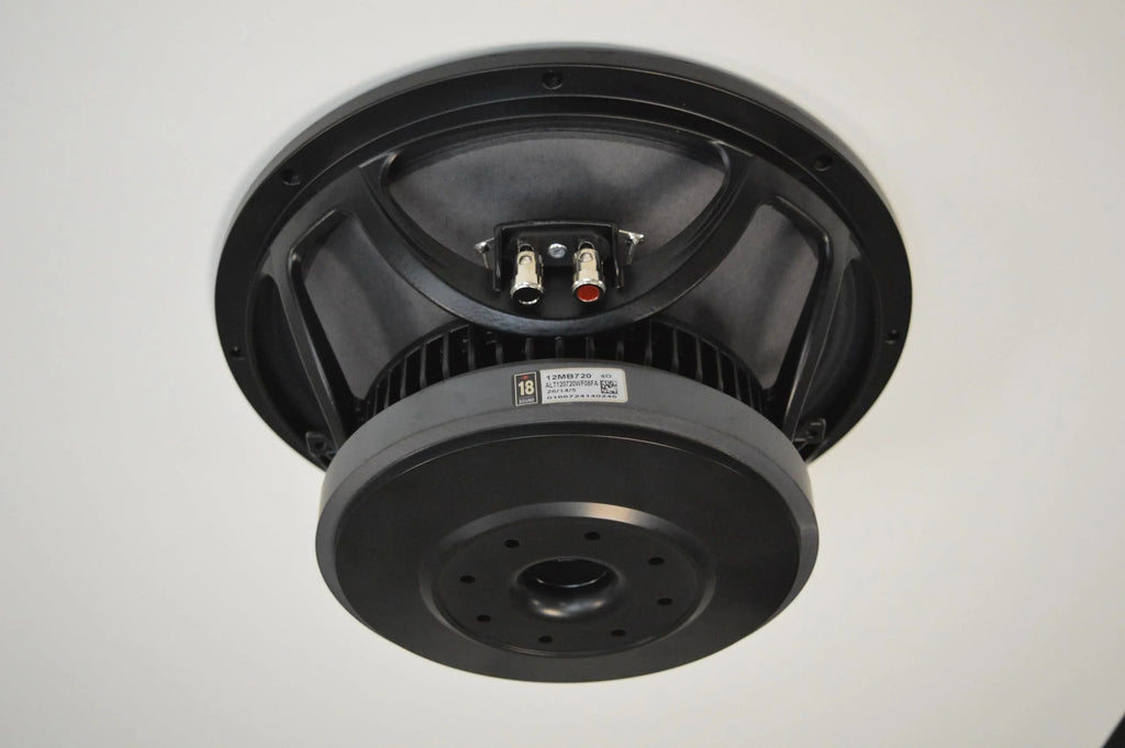 18 Sound 12MB720-8 Midbass Driver 500 Watts AES 1000 Watts Peak Compact 2-Way Reflex Enclosures 8-Ohms PRO Audio Car Motorcycle Component Speaker