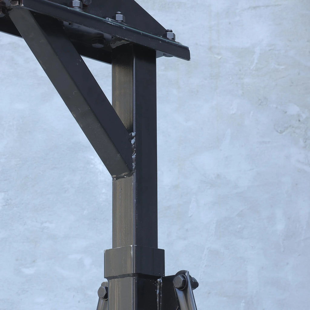 Adjustable Gantry Crane 2000 Lbs Portable Small Crane 1T Shop Crane Kit with Hoist, Trolley, Sling, Shackle and Hook
