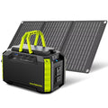 MARBERO 100W Portable Solar Generator with 30W Solar Panel