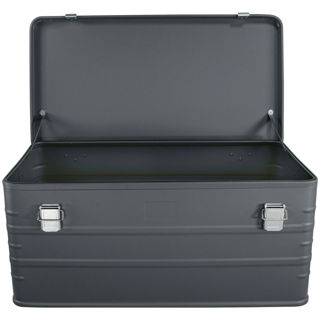 Crossover Aluminum Overland Storage, Trunk, Metal Cargo Case, Storage Box (147L X-Large, Black)
