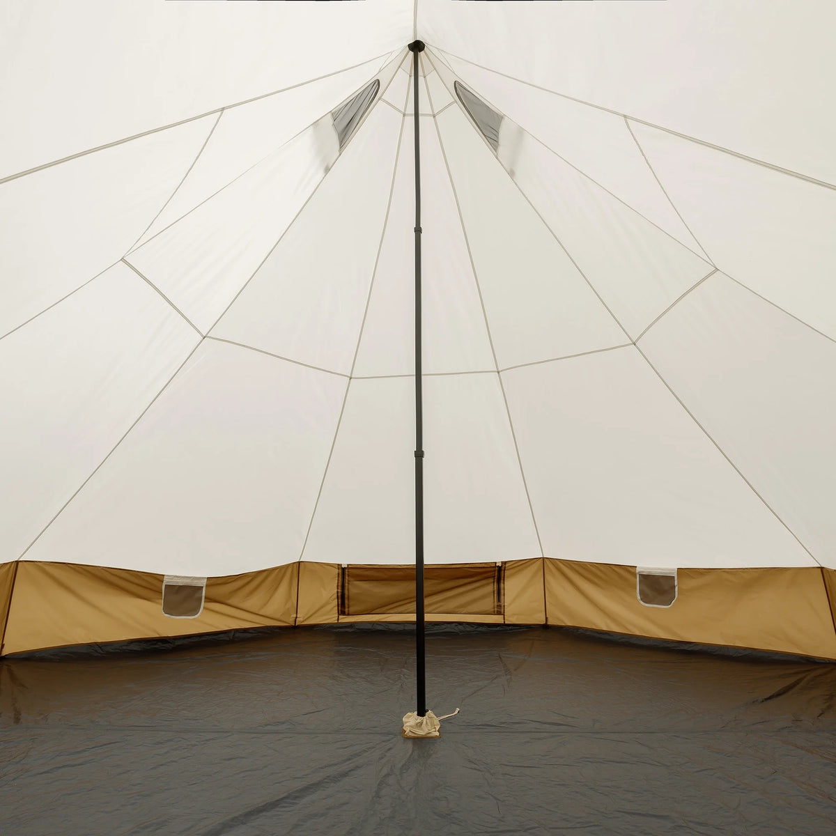 Ozark Trail 15' x 15' 8-Person Bell Tent with String Lights, 22.57 lbs
