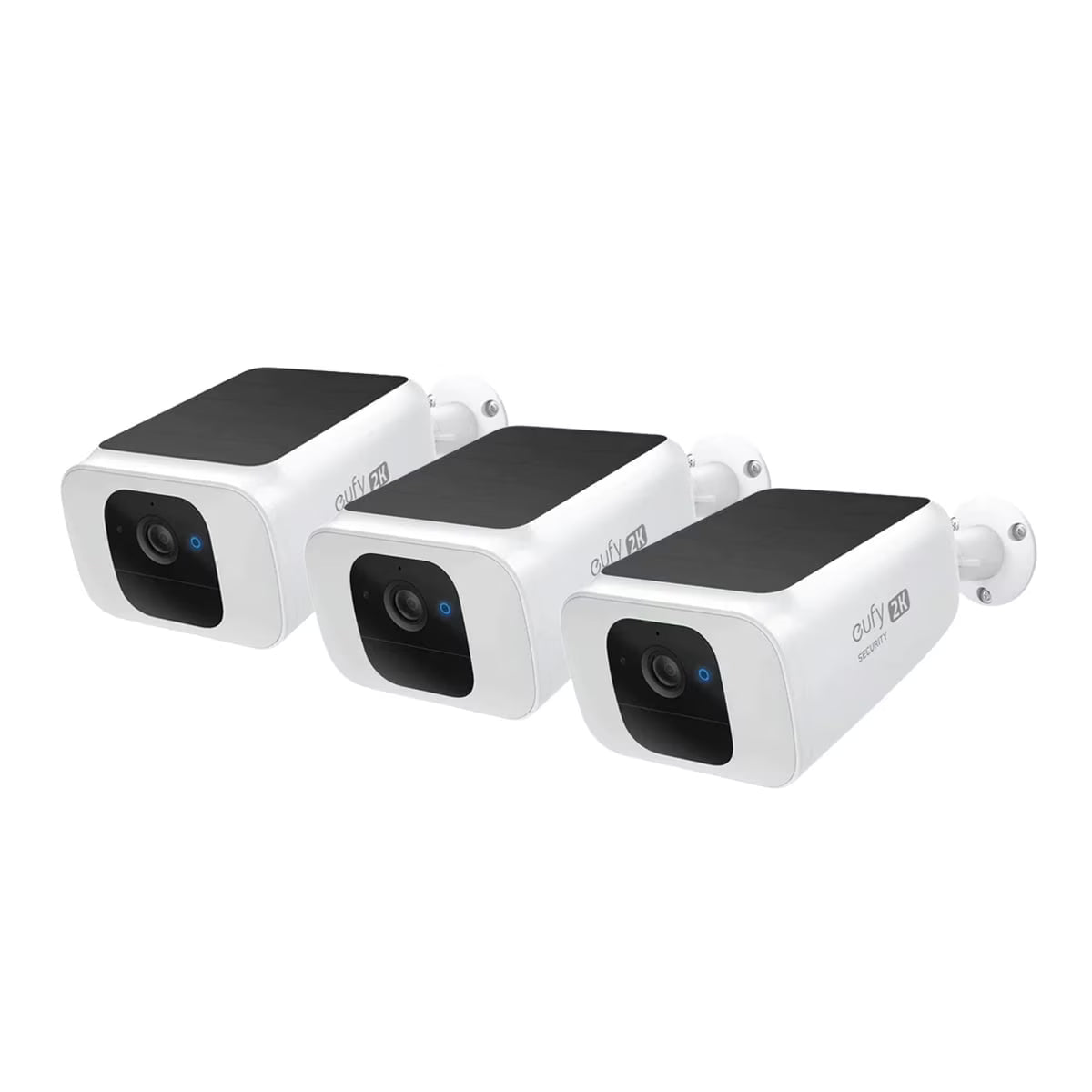 Eufy SoloCam S230 Solar Security Camera S40, 4K UHD, 4-Cam Kit, White, 4-Pack