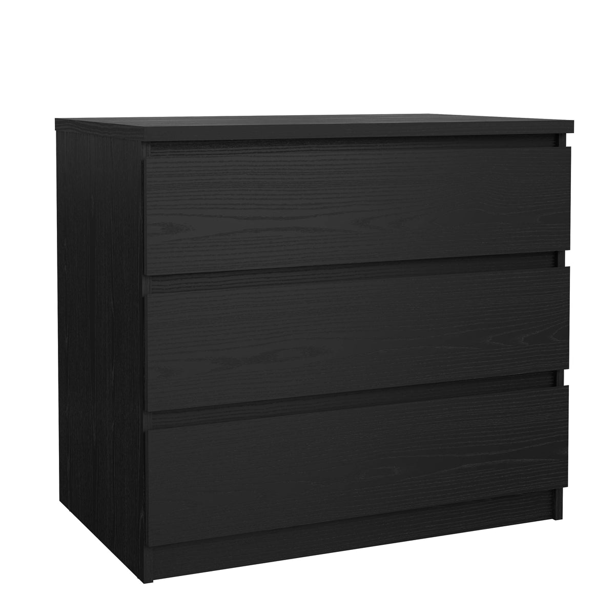 Tvilum Scottsdale 3 Drawer Chest Dresser for Adults, White High Gloss