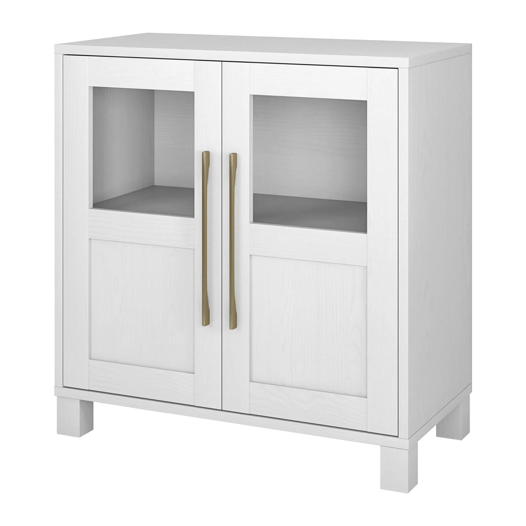 Evelyn&Zoe Holbrook Rectangular Accent Cabinet, Alder White