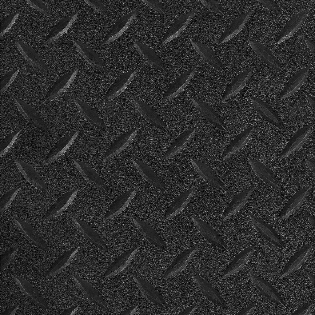 Heavy Duty Garage Flooring Mat Roll 2.5MM Thick Anti-Slip Trailer Floor Covering Raised Mat