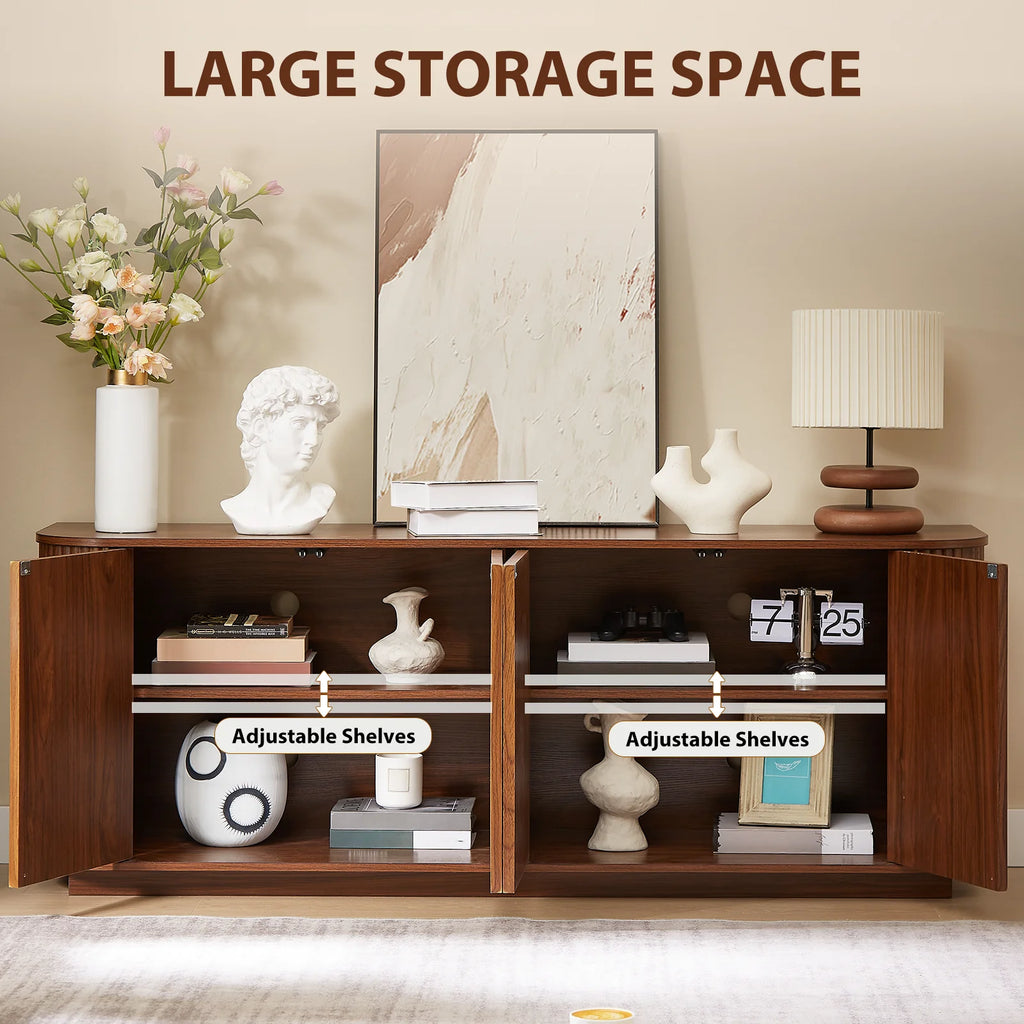 TV Stand, Modern Entertainment Center for TVs Up to 75 inch