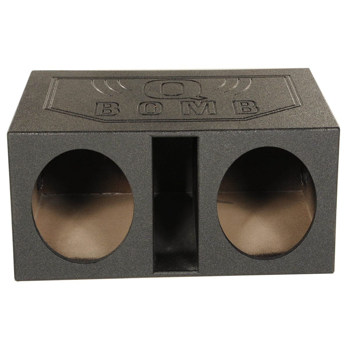 QPower QBOMB12VL 12 Inch Dual Vented Ported Car Subwoofer Sub Box Enclosure