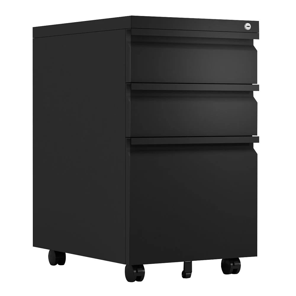 Supeer Four Drawer Metal Lateral File Cabinet, Storage White File Cabinet with Large Deep Drawers, Locking Wide File Cabinet for School, Office, Home,  Assembly Required