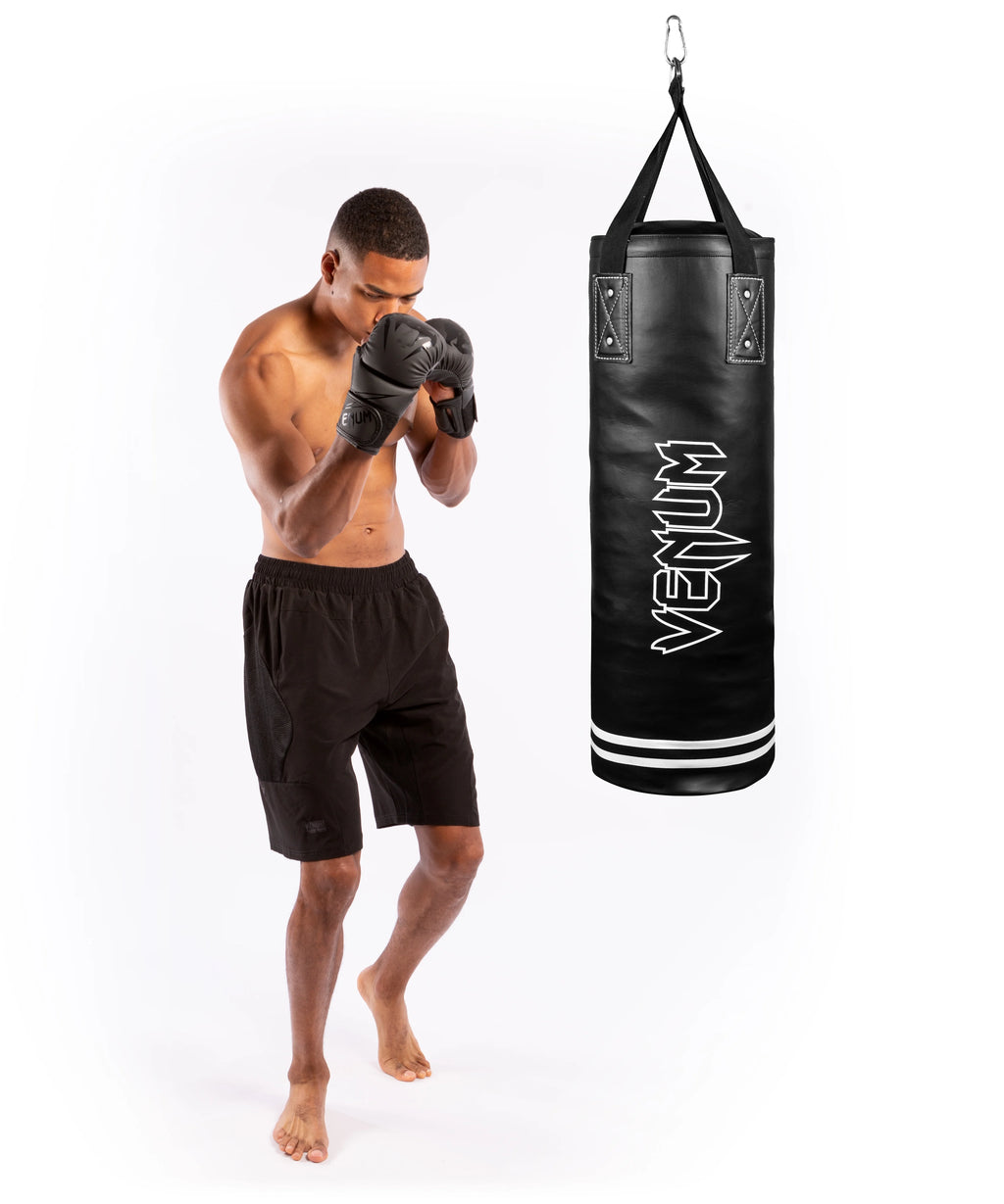 Venum Classic 70 lb Heavy Punching Bag Kit �?Boxing & MMA Training �?Black/White �?48�?Assembled