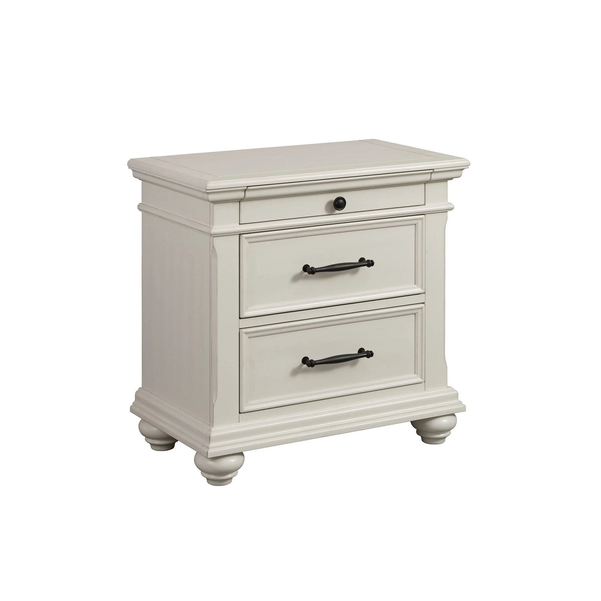 Picket House Furnishings Brooks Queen Platform Storage 6PC Bedroom Set in Grey
