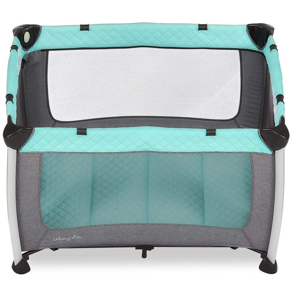 Dream On Me Princeton Deluxe Nap N Pack 3-in-1 Convertible Playard. Changer and Bassinet in Mint