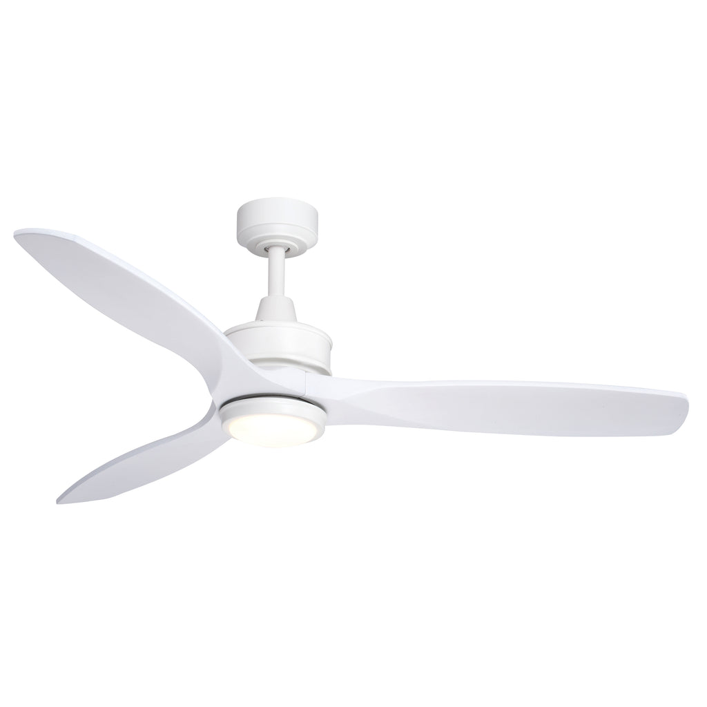 Vaxcel Curtiss Satin Brass Mid-Century Modern MCM Wood Propeller Ceiling Fan with LED Light Kit and Remote
