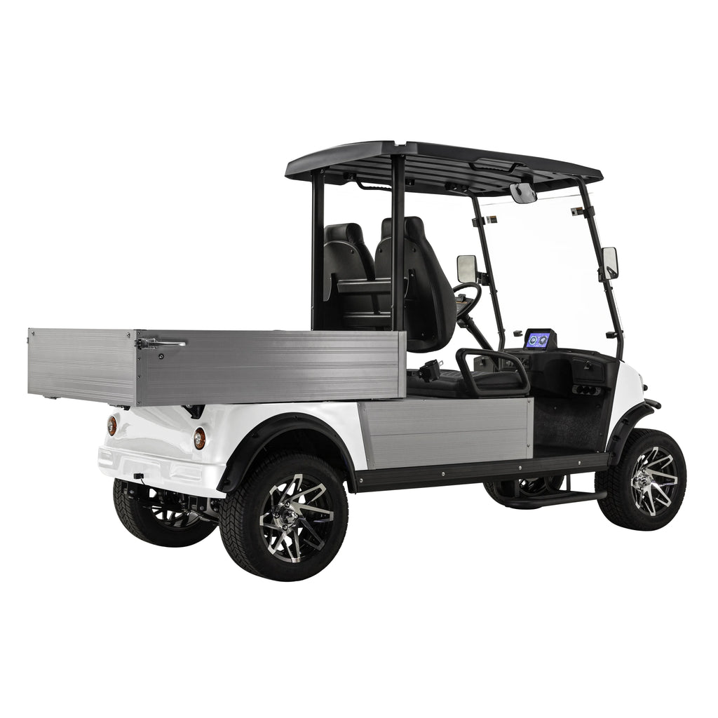 Massimo MVR Cargo Max Electric Utility Golf Cart 48V 5kW Motor - Blue