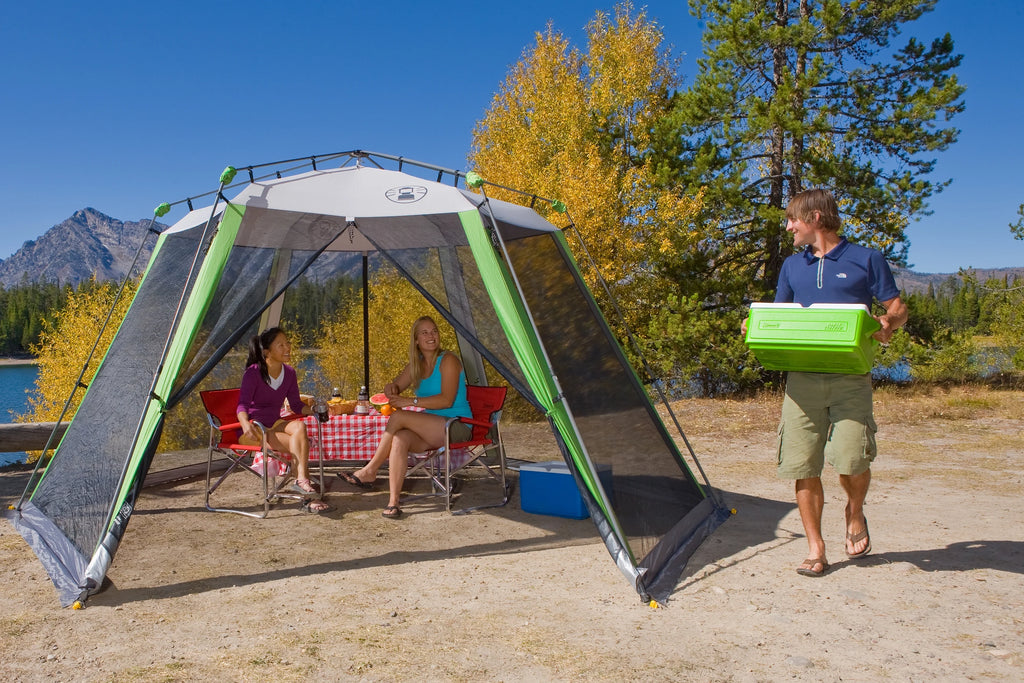 Coleman® Screen House Canopy Sun Shelter Tent with Instant Setup, 1 Room, Green