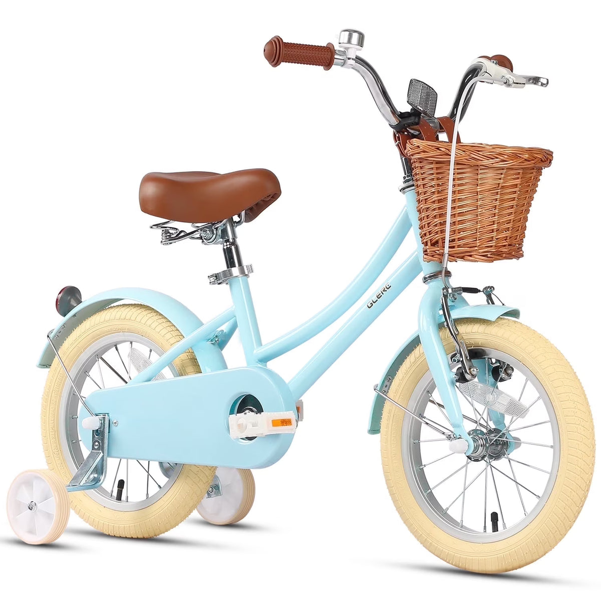 Glerc Little Molly 12 inch Kids Girls Bike for1 2-4 Years Old Child and Toddler,gifts,Pink