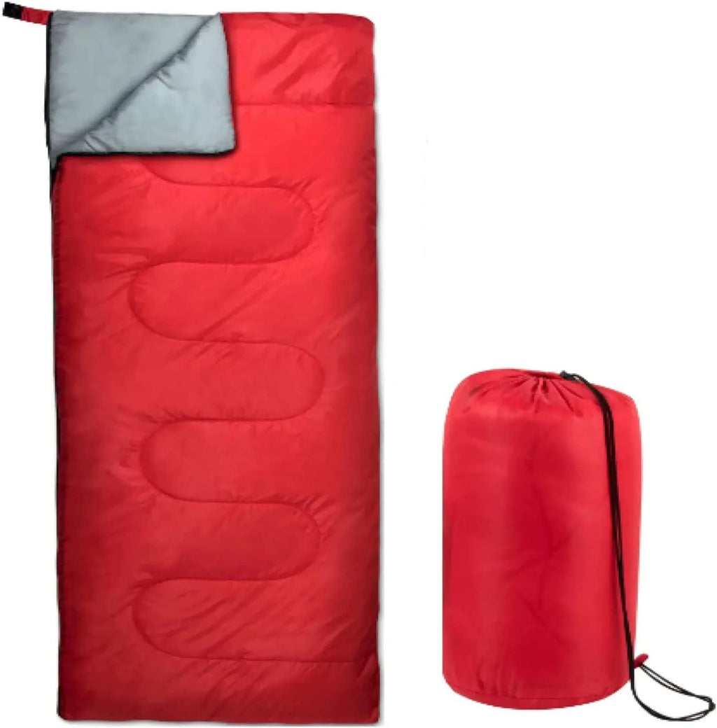 10 Pack Bulk Wholesale of Cold Weather Envelope Sleeping Bags for Adults, Kids, Homeless, Camping, Indoors, Outdoors - 10 Count Sleeping Bags in Black, Navy Blue, Forest Green, Red - 71"L x 30"W