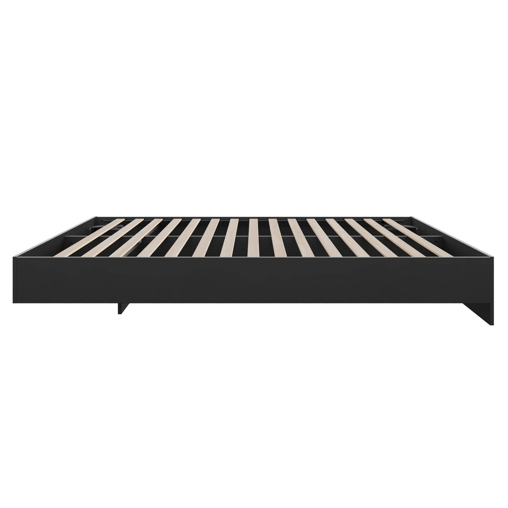 Nexera Full Size Platform Wood Bed Frame, Walnut