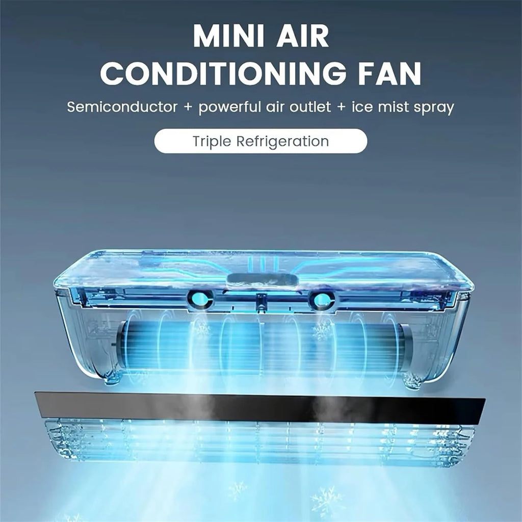 SeekLGT Portable Air Conditioners,Fan,No Drilling Kitchen Wall Air Conditioner Fan 2025 New Wireless Charging Air Conditioner 10s Instant Portable Wall Mounted Conditioners For Kitchen Bedroom