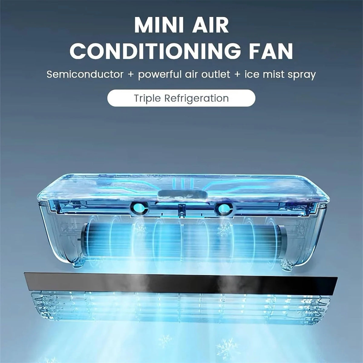 SeekLGT Portable Air Conditioners,Fan,No Drilling Kitchen Wall Air Conditioner Fan 2025 New Wireless Charging Air Conditioner 10s Instant Portable Wall Mounted Conditioners For Kitchen Bedroom