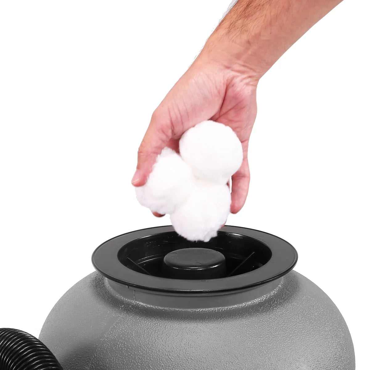 XtremepowerUS Sand Filter Pump for Above Ground Pool, 2400 GPH Pool Filter Pump, 7-Way Valve