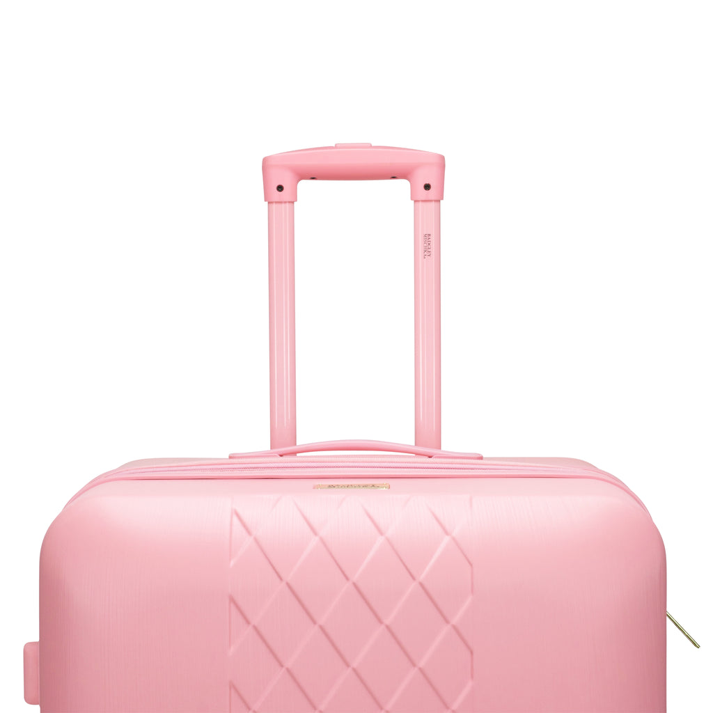 BADGLEY MISCHKA Diamond 3 Piece Expandable Luggage Set (Black)