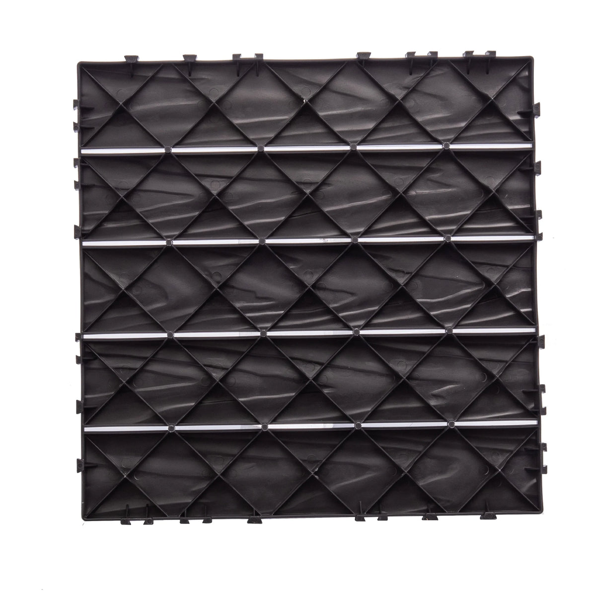76-Pack Plastic Interlocking Deck Tiles - 68.80 Sq.Ft Outdoor Plastic Flooring Super Durable & Waterproof All-Weather Indoor/Outdoor