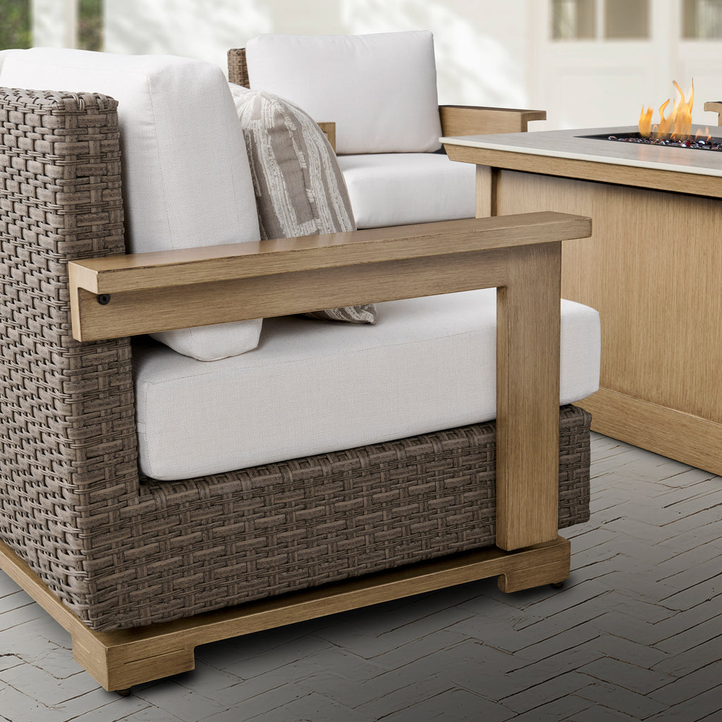 Agio Juniper 5-piece Outdoor Fire Seating Set