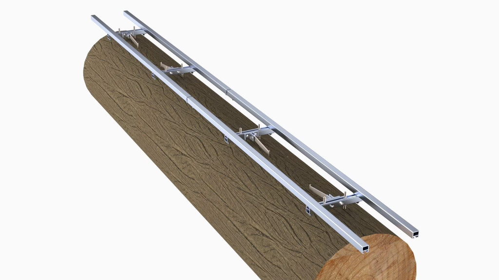 Granberg EZ Rail Sawmill Guide System, 10Ft., 4 Crossbar Kits, Model# G1010
