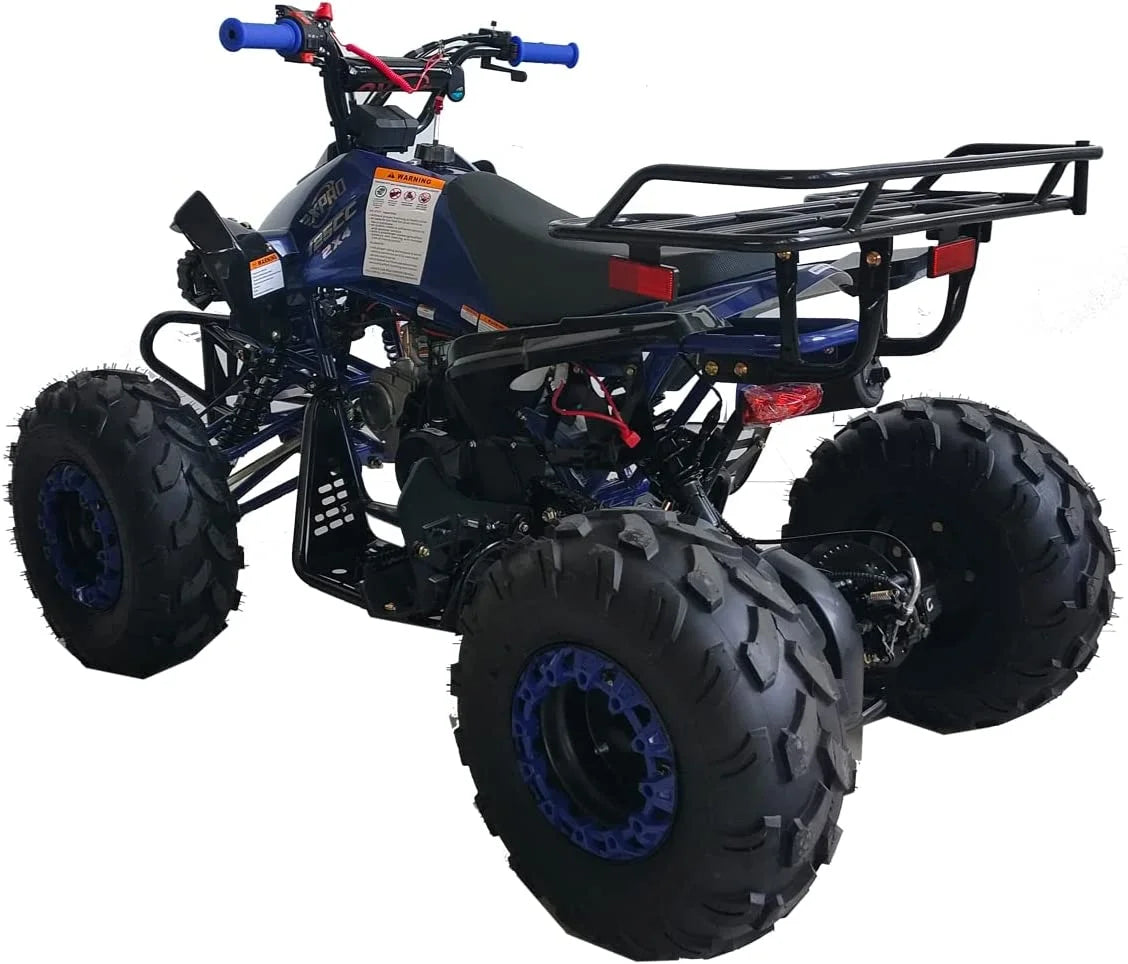 X-Pro Brand New 125cc Gas ATV, Automatic Transmission w/Reverse Remote Control Big 19"/18" Tires