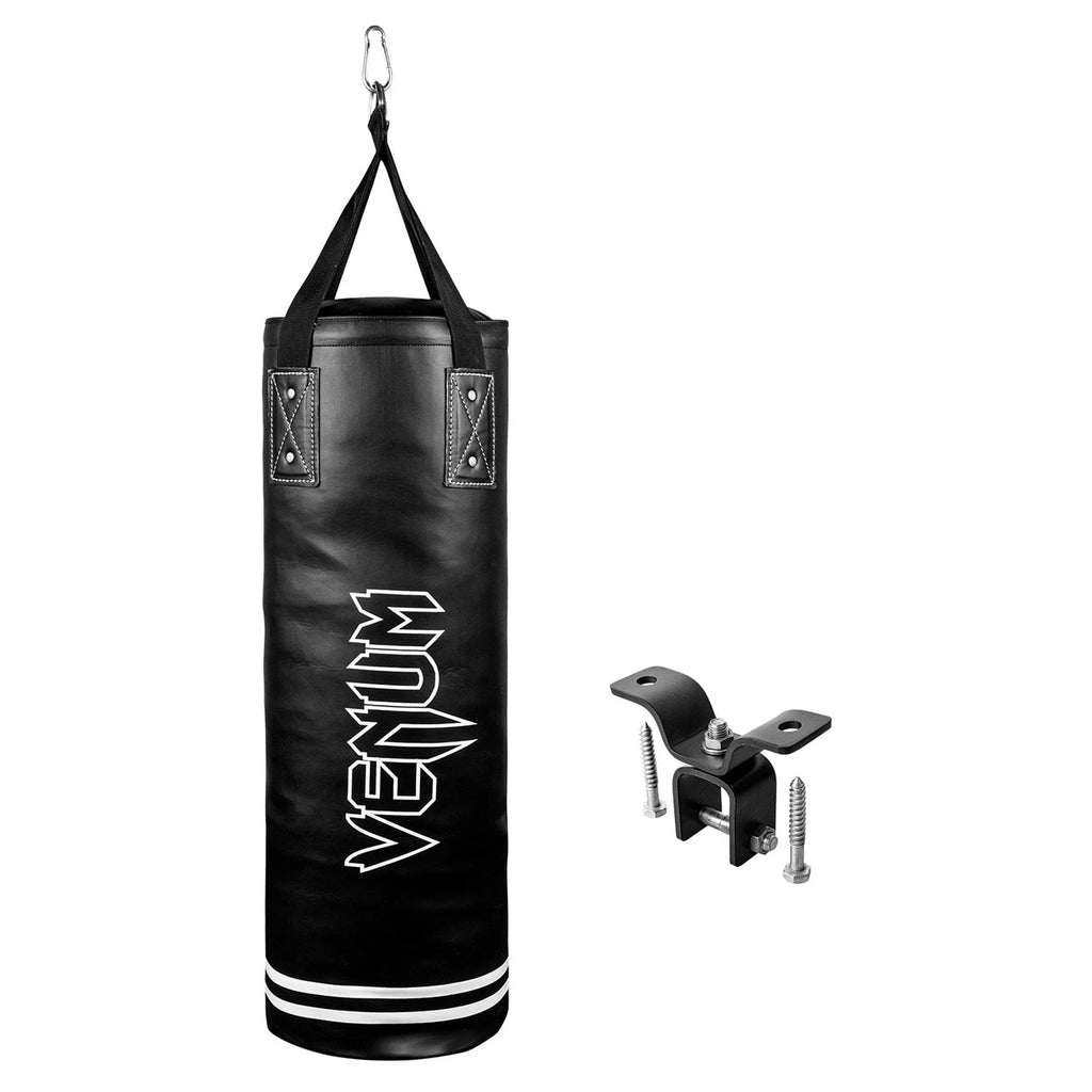 Venum Classic 70 lb Heavy Punching Bag Kit �?Boxing & MMA Training �?Black/White �?48�?Assembled