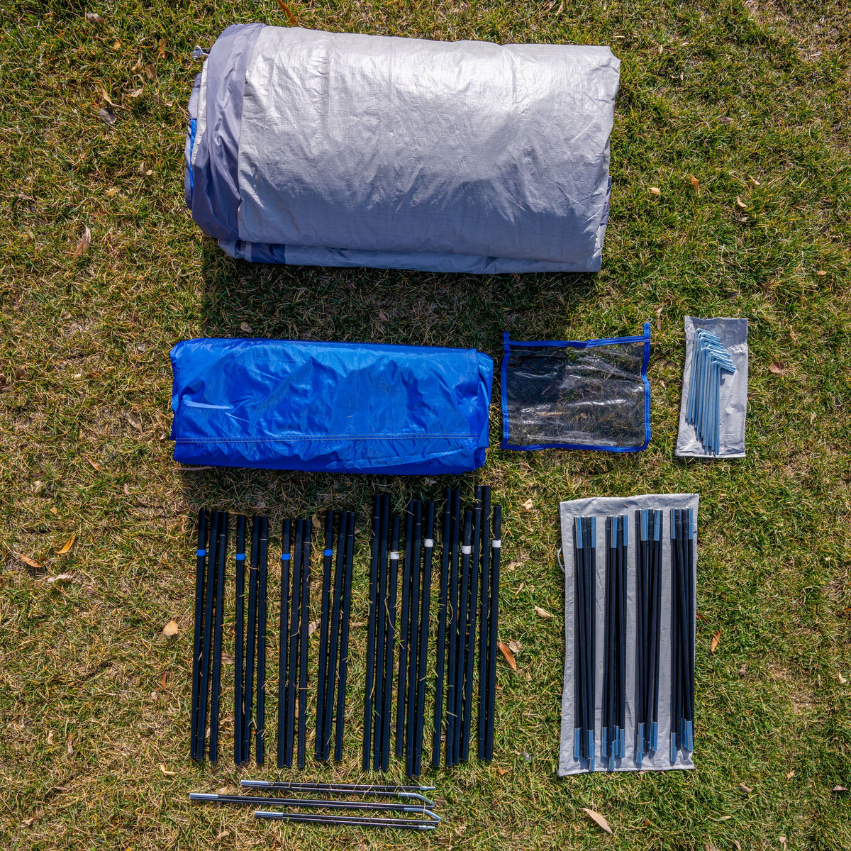 Ozark Trail 16-Person 3-Room Cabin Tent, with 3 Entrances