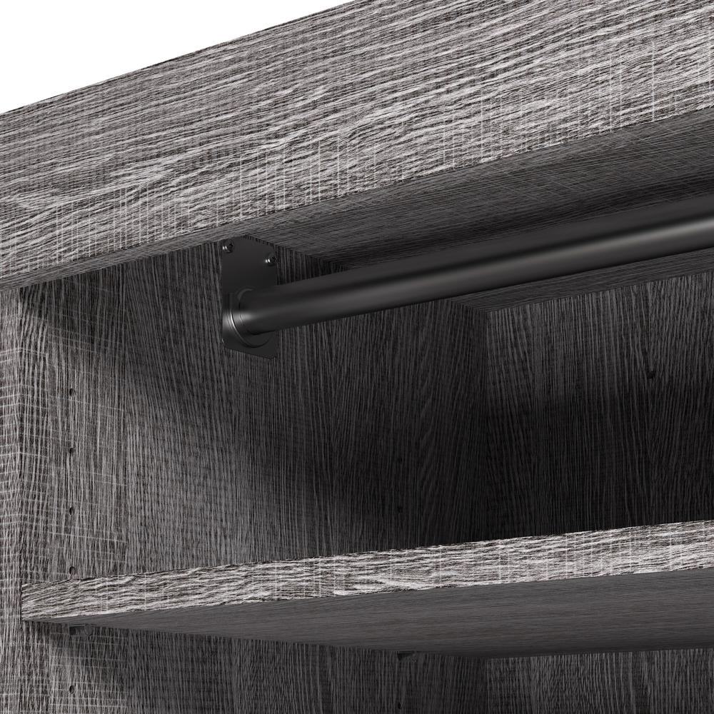 Bestar Pur 86W Closet Organizer System in White - Engineered Wood